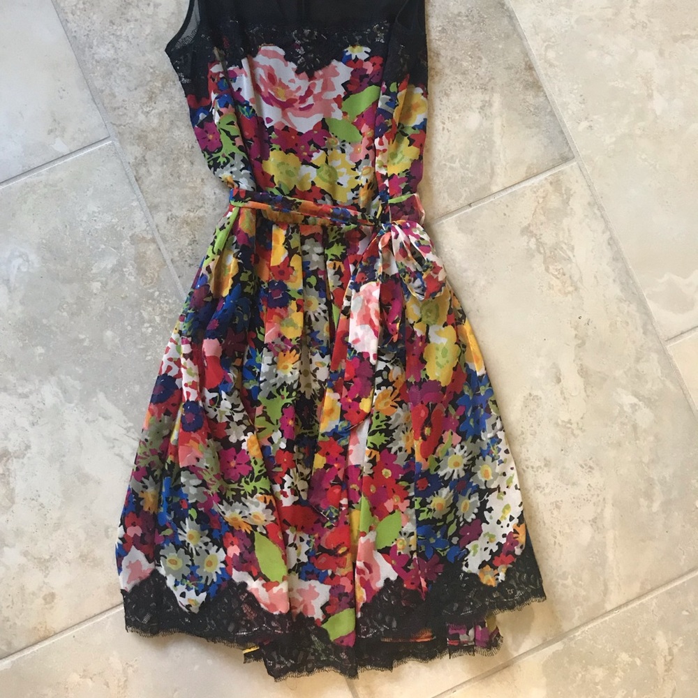 Betsy Johnson floral dress 6